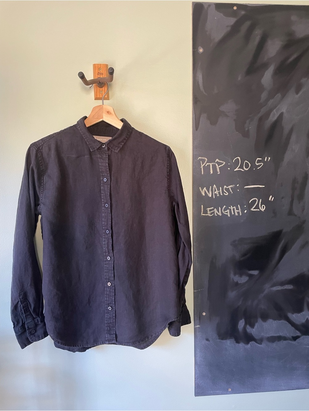 Everlane Black Casual Button-Down Shirt